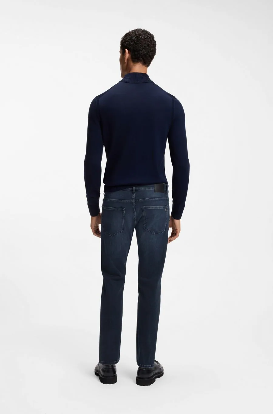 Джинси Hugo Boss slim fit з деніму — фото 3