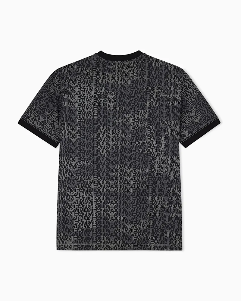 Футболка EA7 Logo Series regular fit — фото 3