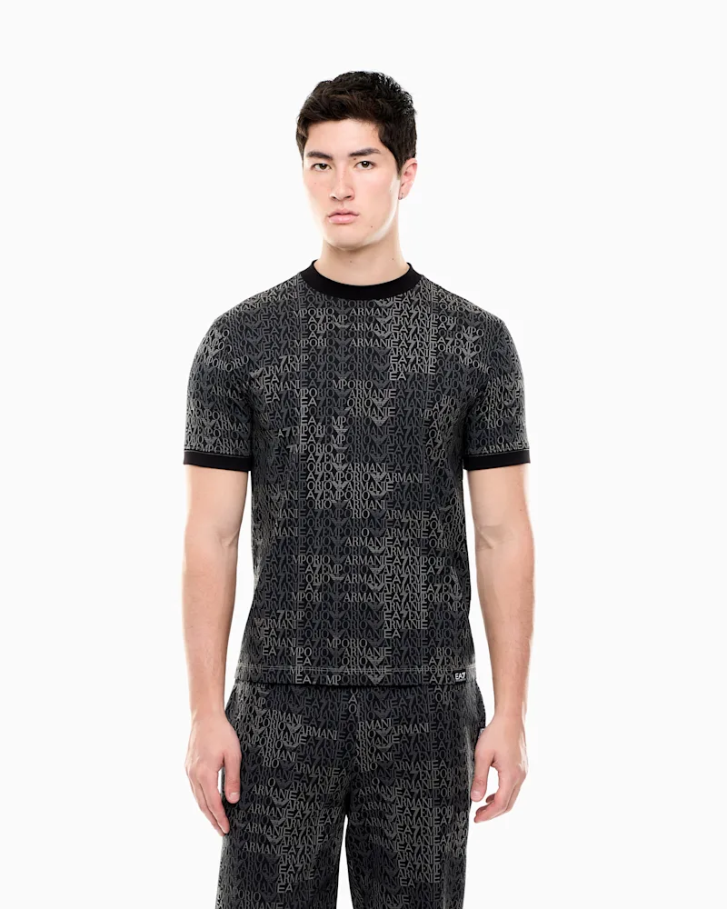 Футболка EA7 Logo Series regular fit — фото 4