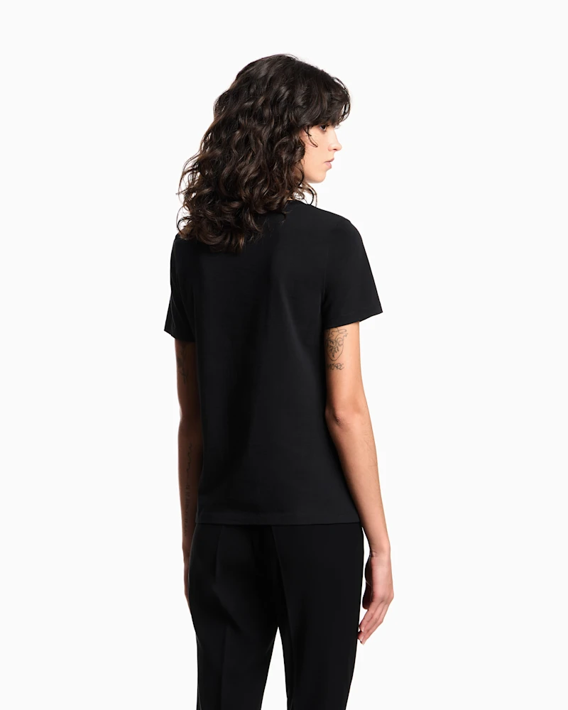Футболка Emporio Armani Essential з круглим вирізом — фото 3