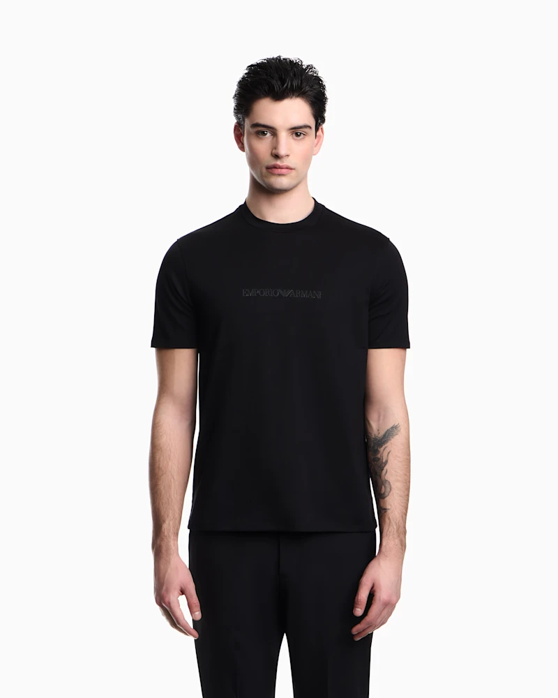 Футболка Emporio Armani Essential slim fit — фото 4