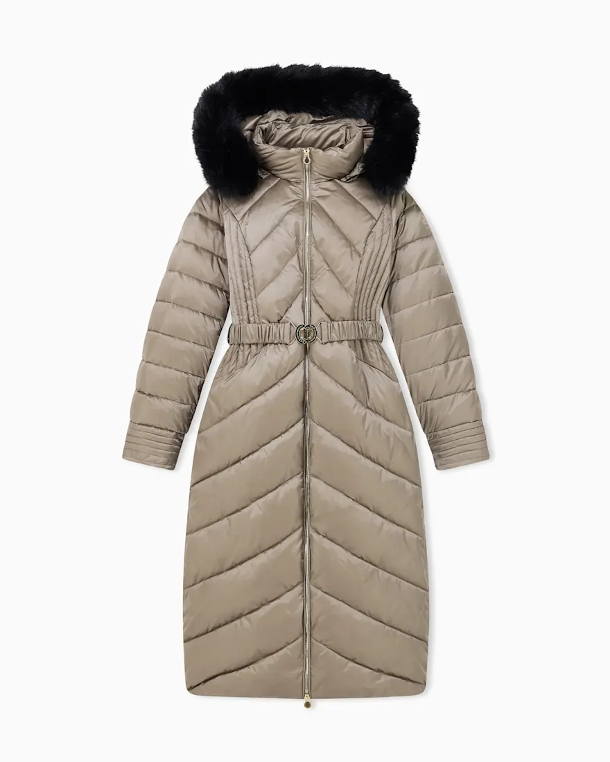 Пальто EA7 regular fit з капюшоном