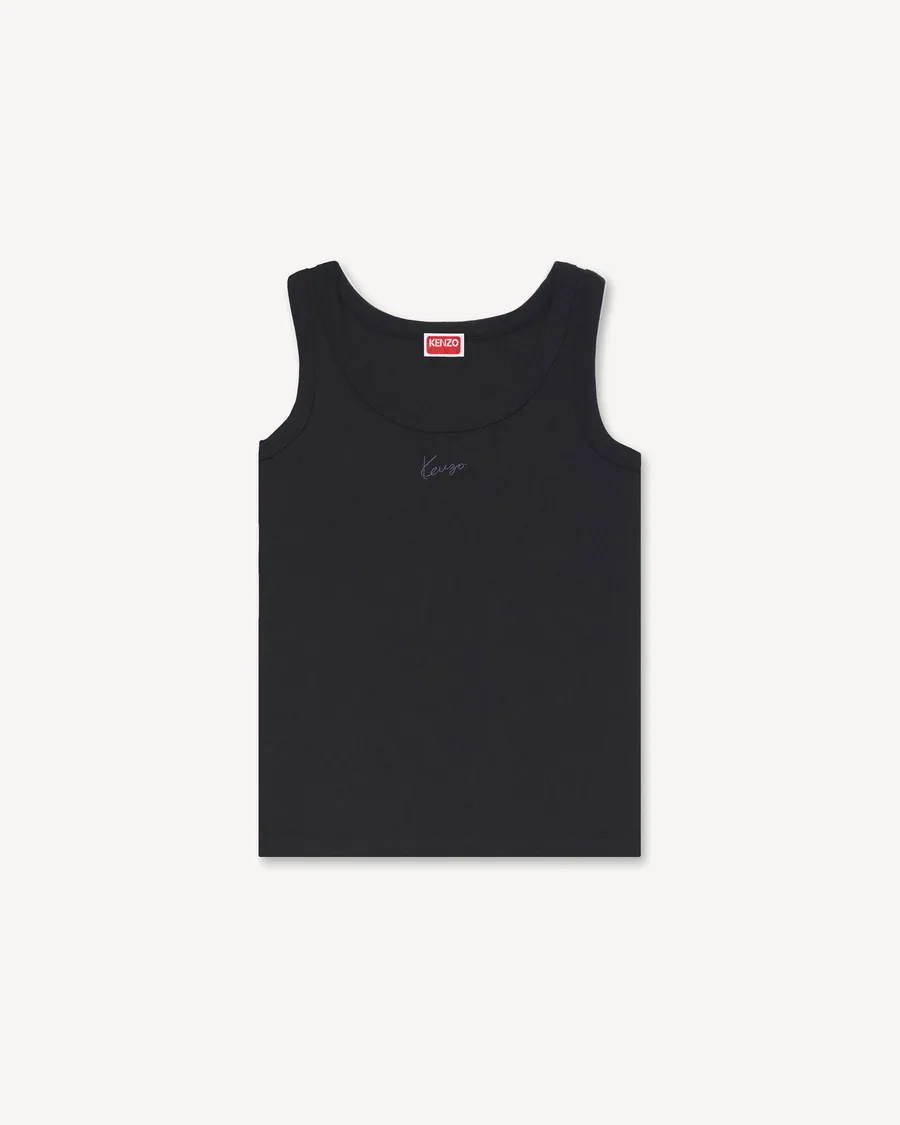Топ Kenzo з вишивкою з бавовни